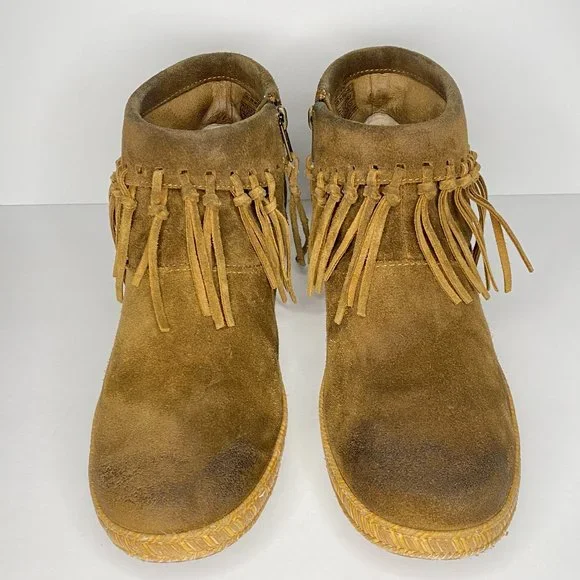 Uggs Shenandoah Fringe Boots Brown Size